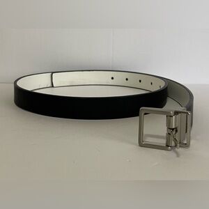 NEW CALVIN KLEIN Black Leather Belt.